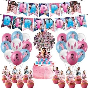 Messi theme Birthday supply decorations